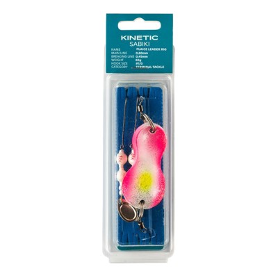 Kinetic Buttlöffel-Vorfach Plaice Leader - Lead Free, 60g - Kinky Pinky