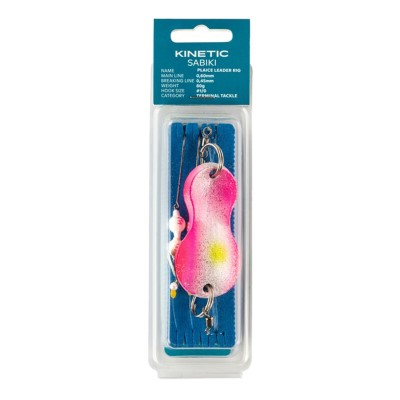 Kinetic Buttlöffel-Vorfach Plaice Leader - Lead Free Meeres Vorfach 80g - Kinky Pinky