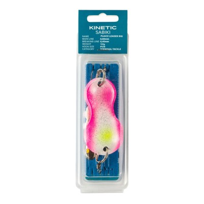 Kinetic Buttlöffel-Vorfach Plaice Leader - Lead Free Meeres Vorfach 120g - Kinky Pinky