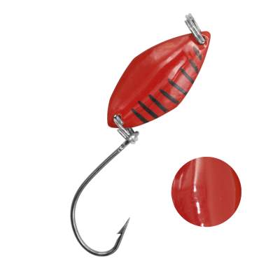 Troutlook Forellen Spoon Mosquito, 2,10cm - 1,2g - Red-Black