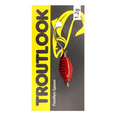 Troutlook Forellen Spoon Mosquito, 2,10cm - 1,2g - Red-Black