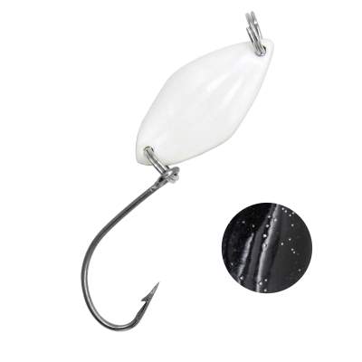 Troutlook Forellen Spoon Mosquito 2,10cm - 1,2g - Pearlwhite-Silver