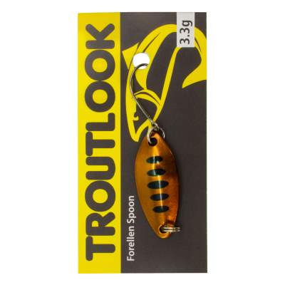 Troutlook Forellen Spoon Touch, 2,90cm - 3,3g - Copper-Black-Back