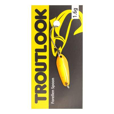 Troutlook Forellen Spoon McFly UV, 2,50cm - 1,6g - Orange-Black