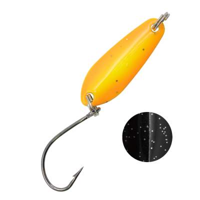 Troutlook Forellen Spoon McFly UV 2,50cm - 1,6g - Orange-Black