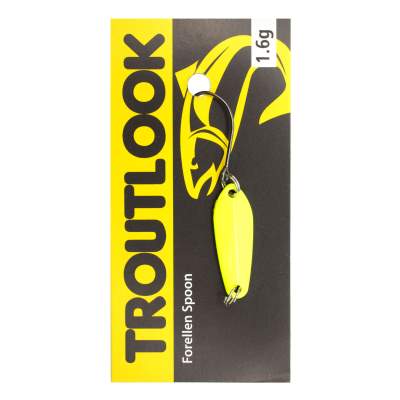 Troutlook Forellen Spoon McFly UV, 2,50cm - 1,6g - Yellow-Pink