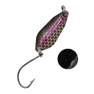 Troutlook Forellen Spoon Salsa, 2,60cm - 1,8g - Purple-Silver