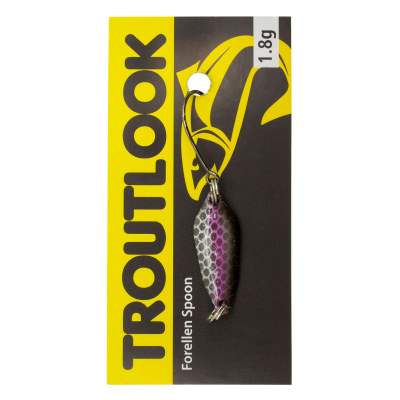 Troutlook Forellen Spoon Salsa 2,60cm - 1,8g - Purple-Silver