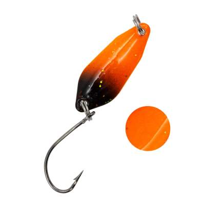 Troutlook Forellen Spoon Salsa, 2,60cm - 1,8g - Orange-Black UV