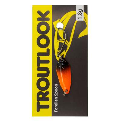 Troutlook Forellen Spoon Salsa, 2,60cm - 1,8g - Orange-Black UV