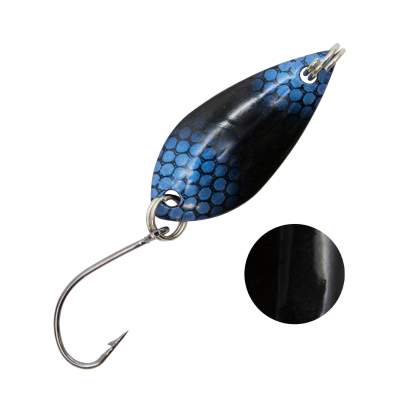 Troutlook Forellen Spoon Scale 3,20cm - 0,9g - Black-Blue