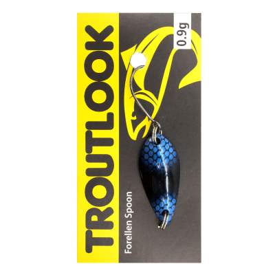 Troutlook Forellen Spoon Scale 3,20cm - 0,9g - Black-Blue
