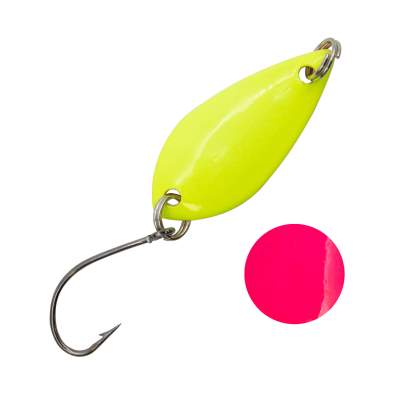 Troutlook Forellen Spoon Scale 3,20cm - 0,9g - Yellow-Pink UV