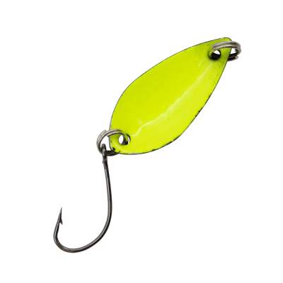 Troutlook Forellen Spoon Scale, 3,20cm - 0,9g - Black-Yellow UV