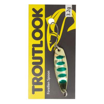 Troutlook Forellen Spoon Salmonizer 3,90cm - 3,2g - Cream-Blue-Black