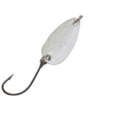 Troutlook Forellen Spoon Extasy jr. 2,29cm - 1,8g - White-Glitter