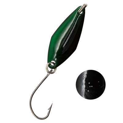 Troutlook Forellen Spoon Hunter jr. 2,77cm - 0,9g - Purple-Green-Black