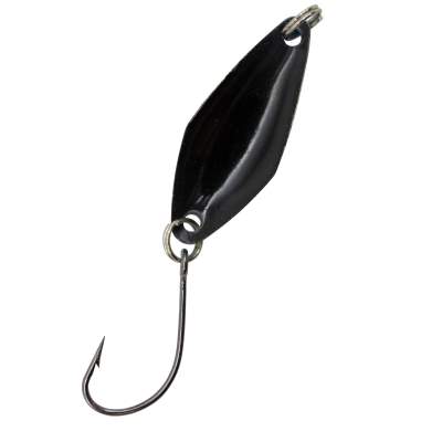 Troutlook Forellen Spoon Hunter jr. 2,77cm - 0,9g - Black-Pink UV