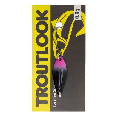 Troutlook Forellen Spoon Hunter jr. 2,77cm - 0,9g - Black-Pink UV