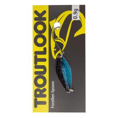 Troutlook Forellen Spoon Hunter jr., 2,77cm - 0,9g - Blue-Glitter-Pink