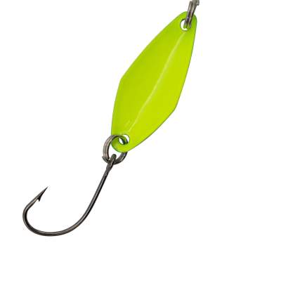 Troutlook Forellen Spoon Hunter jr., 2,77cm - 0,9g - Blue-Glitter-Yellow UV