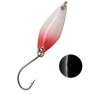 Troutlook Forellen Spoon Hunter jr. 2,77cm - 0,9g - White-Pink-Black