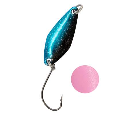 Troutlook Forellen Spoon Hunter 2,90cm - 2,3g - Blue-Glitter-Pink