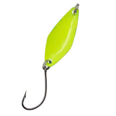 Troutlook Forellen Spoon Hunter 2,90cm - 2,3g - Blue-Glitter-Yellow UV