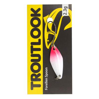 Troutlook Forellen Spoon Hunter 2,90cm - 2,3g - White-Pink-Black