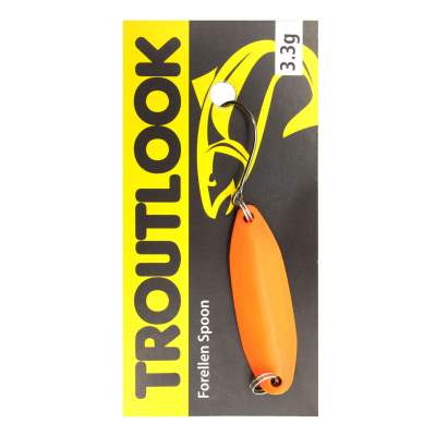 Troutlook Forellen Spoon Wave, 3,11cm - 3,3g - Orange-Gold UV