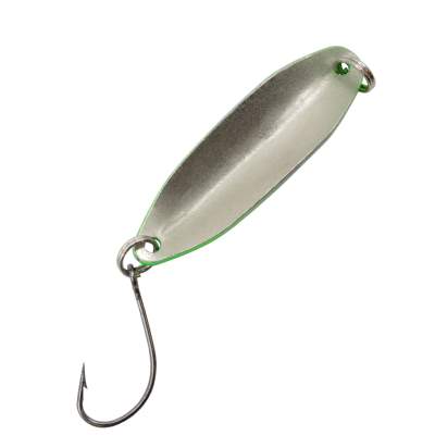 Troutlook Forellen Spoon Wave, 3,11cm - 3,3g - Green-Black-Silver UV