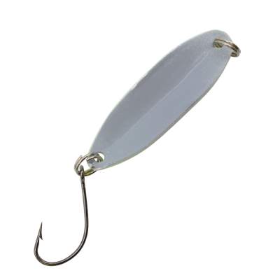 Troutlook Forellen Spoon Wave, 3,11cm - 3,3g - White-Yellow-Silver UV