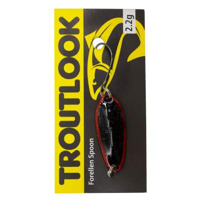 Troutlook Forellen Spoon Blade 2,77cm - 2,2g - Orange-Red UV