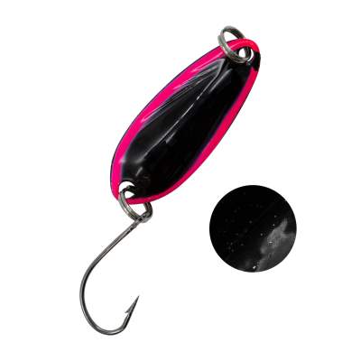 Troutlook Forellen Spoon Blade, 2,77cm - 2,2g - Pink-Black UV