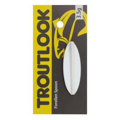 Troutlook Hurricane Inline Spoon, 4,00cm - 3,5g - Black-White Fluo