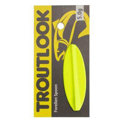 Troutlook Hurricane Inline Spoon 4,84cm - 5,0g - Black-Yellow UV