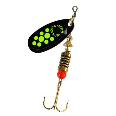 Mepps Black Fury Spinner Chartreuse Dot #2, 4,5g, 1 Stück