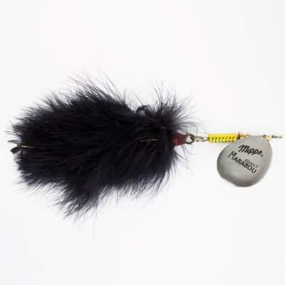 Mepps Giant Marabou Bucktail Spinner silber/ schwarz silber/schwarz - 37g - Gr.1 - 1Stück