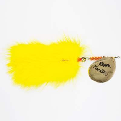 Mepps Giant Marabou Bucktail Spinner gold/ gelb, gold/gelb - 37g - Gr.3 - 1Stück