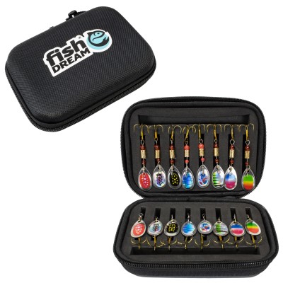 Fishdream Spinner Set inkl. Case, 17 Teile