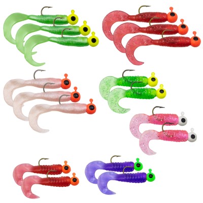 Fishdream Twister Set Twister + Jigköpfe 17 Teile