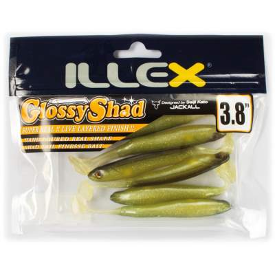 Illex Glossy Shad 3,8 Gummifisch Pearl Koayu, - 9,7cm - Pearl Koayu - 6,4g