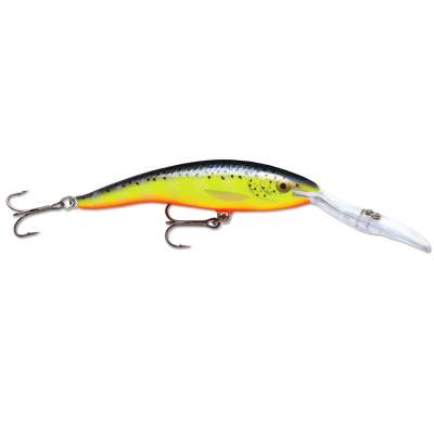 Rapala Deep Tail Dancer Wobbler (Tiefläufer) 9cm HS (Hot Steel), - 9cm - HS - 13g - 1Stück