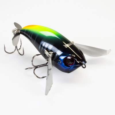 Illex Pompadour 79 Crawler Oberflächenwobbler Jungle Black, 7,9cm - Jungle Black - 22,3g - 1Stück