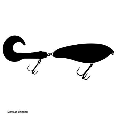 Illex Dexter Tail (Jerkbait Twisterschwanz) Smoke Brown Clear/GG Smoke Brown Clear/GG - 1Stück