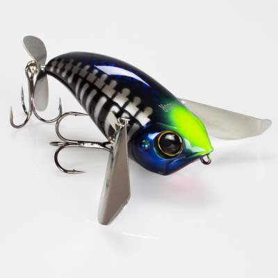 Illex Pompadour 79 Crawler Oberflächenwobbler Black Bone 7,9cm - Black Bone - 22,3g - 1Stück