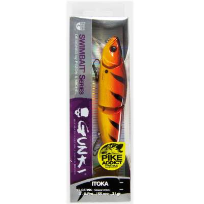 Pezon & Michel Gunki Itoka 155 F OP, - 15,5cm - Orange Perch - 31g - 1Stück