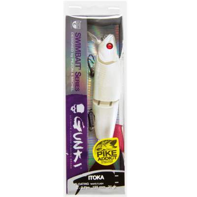 Pezon & Michel Gunki Itoka 155 F WF 15,5cm - White Flash - 31g - 1Stück