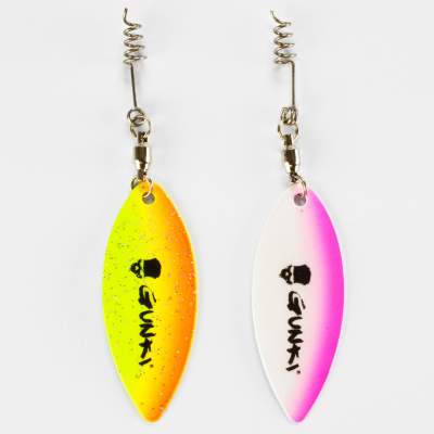 Pezon & Michel Spinnerblatt Fix'Flash W42 Contrast Pink Yellow 42mm 42mm - Contrast Pink Yellow - 1Stück