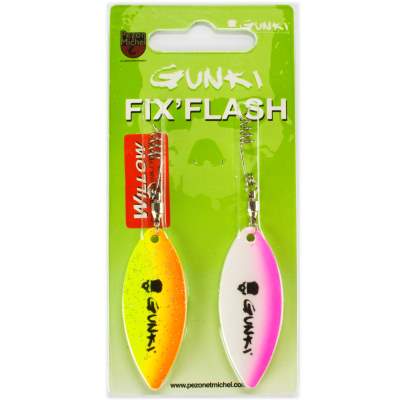 Pezon & Michel Spinnerblatt Fix'Flash W42 Contrast Pink Yellow 42mm 42mm - Contrast Pink Yellow - 1Stück